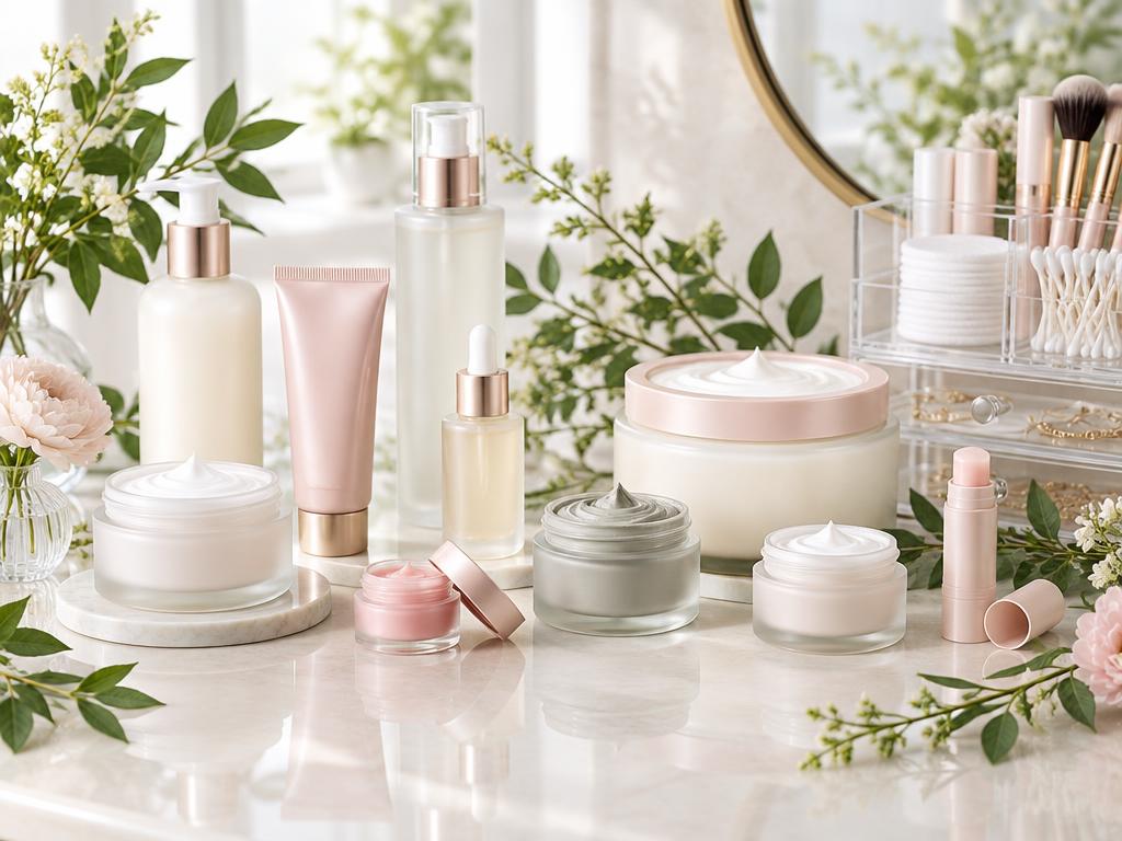 Creams, serums, lotion and personal care accessories