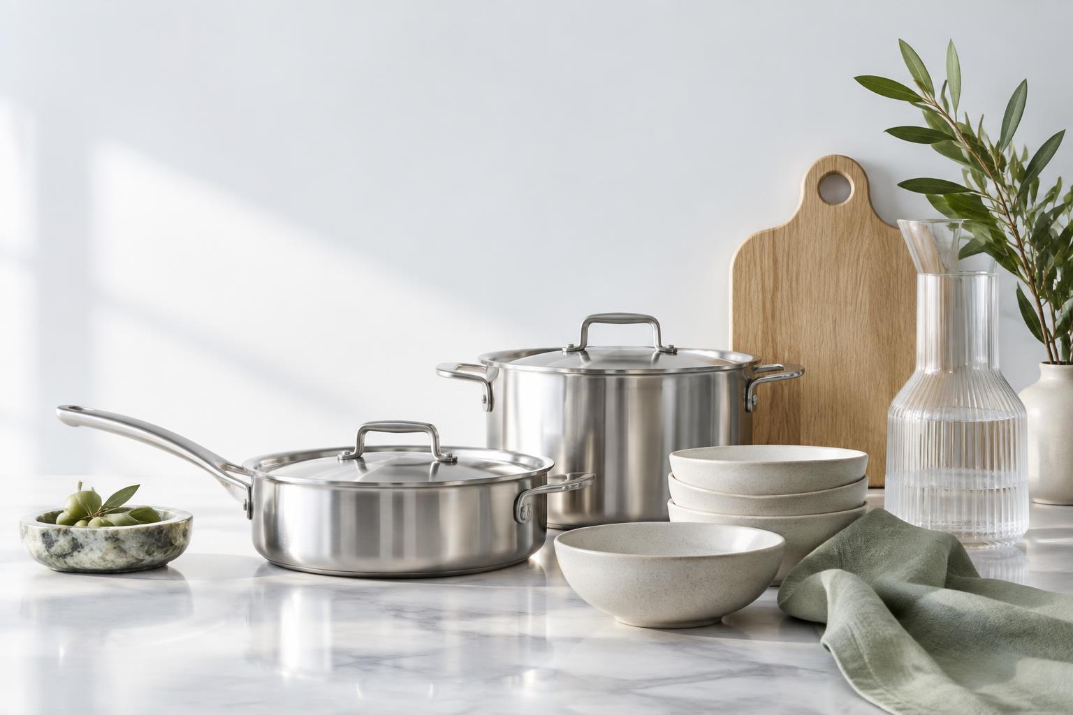 Premium cookware and homeware assortment